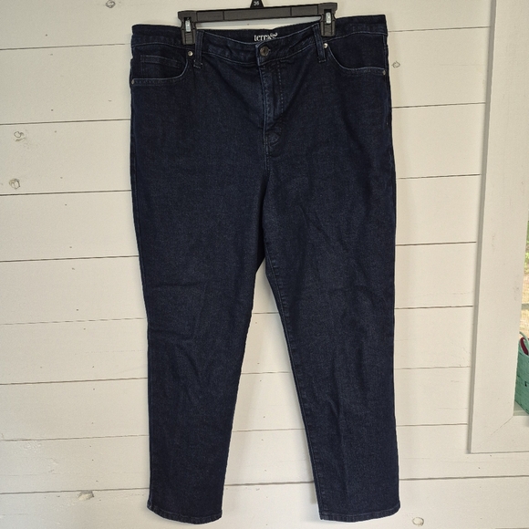 Terra & Sky Denim - Terra & Sky Plus Size Dark Blue Jeans